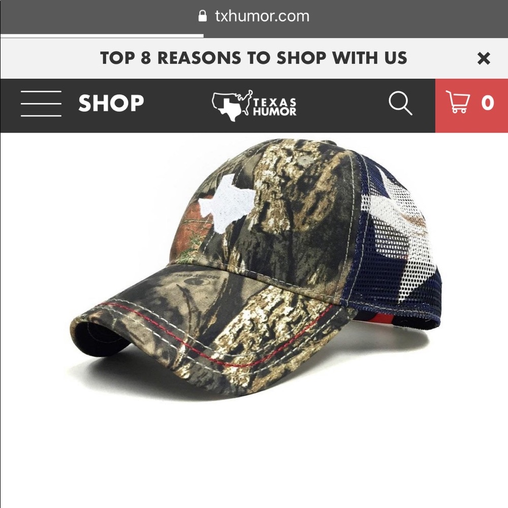 Texas Humor mossy oak hat